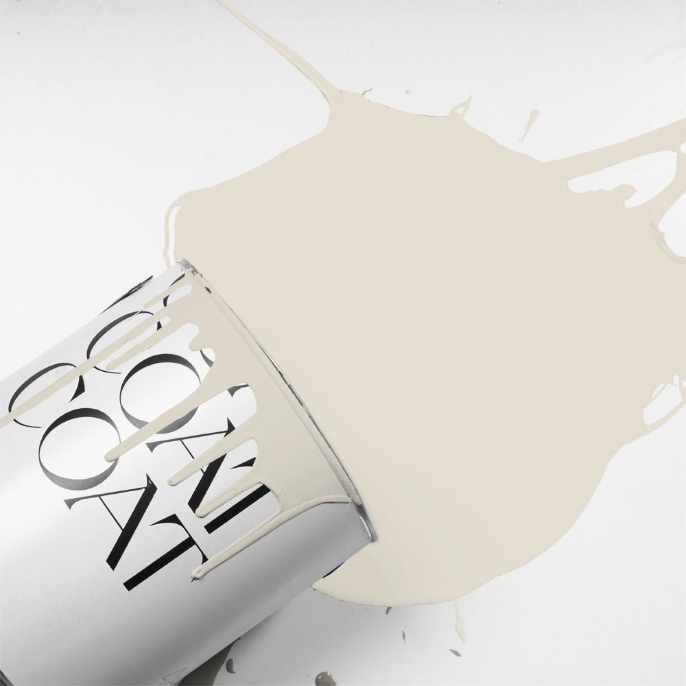 Mid Green Beige paint called Café Flore by COAT Paints the eco friendly paint company