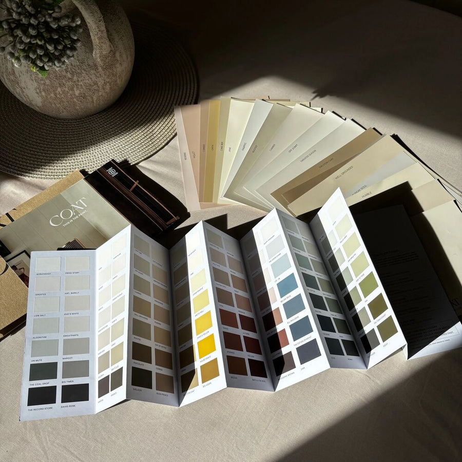 Overcoat Color Chart COAT Colour Chart | Premium Recycled Colour Chart Paints – COAT Paints