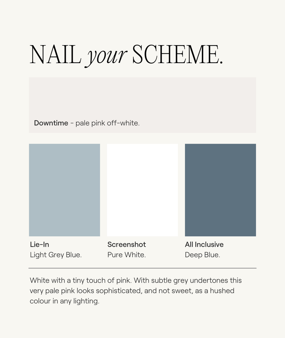 Blue Off White Colour Blue Offwhite Colour Background Typography