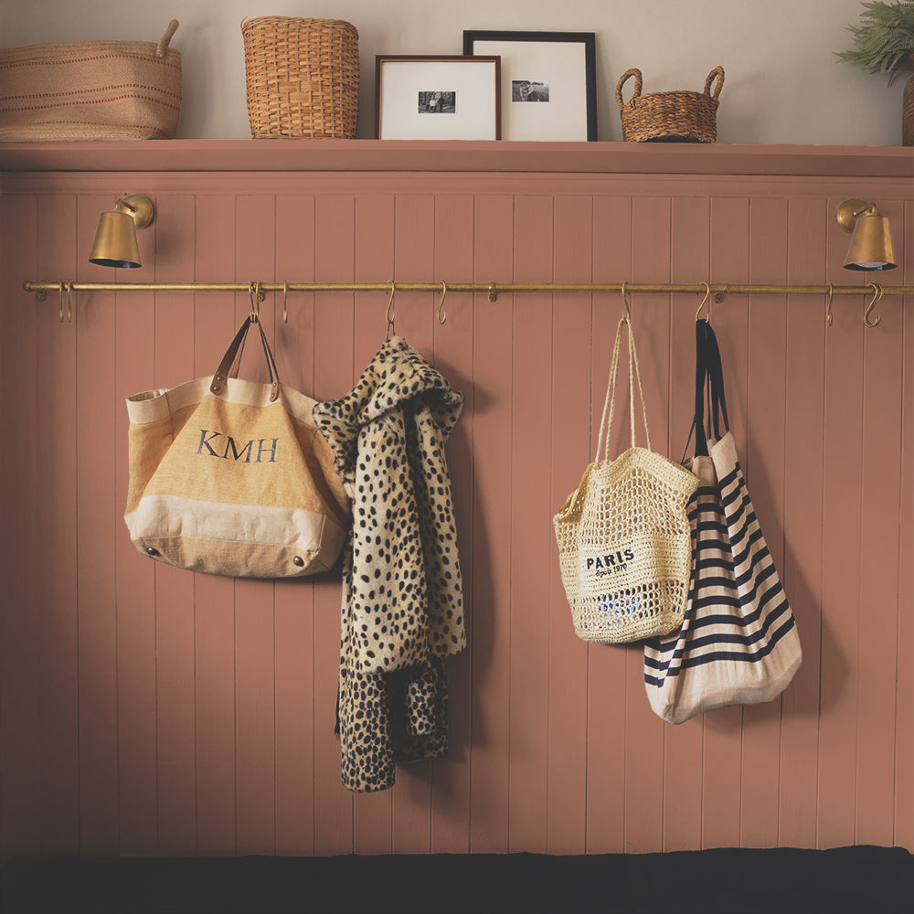 Soft Terracotta paint called Baked by COAT Paints the eco friendly paint company