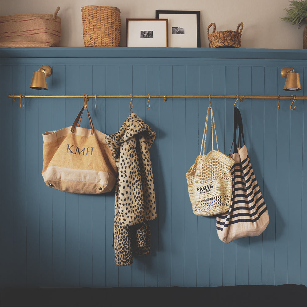 Greyed Blue paint called Below Deck by COAT Paints the eco friendly paint company