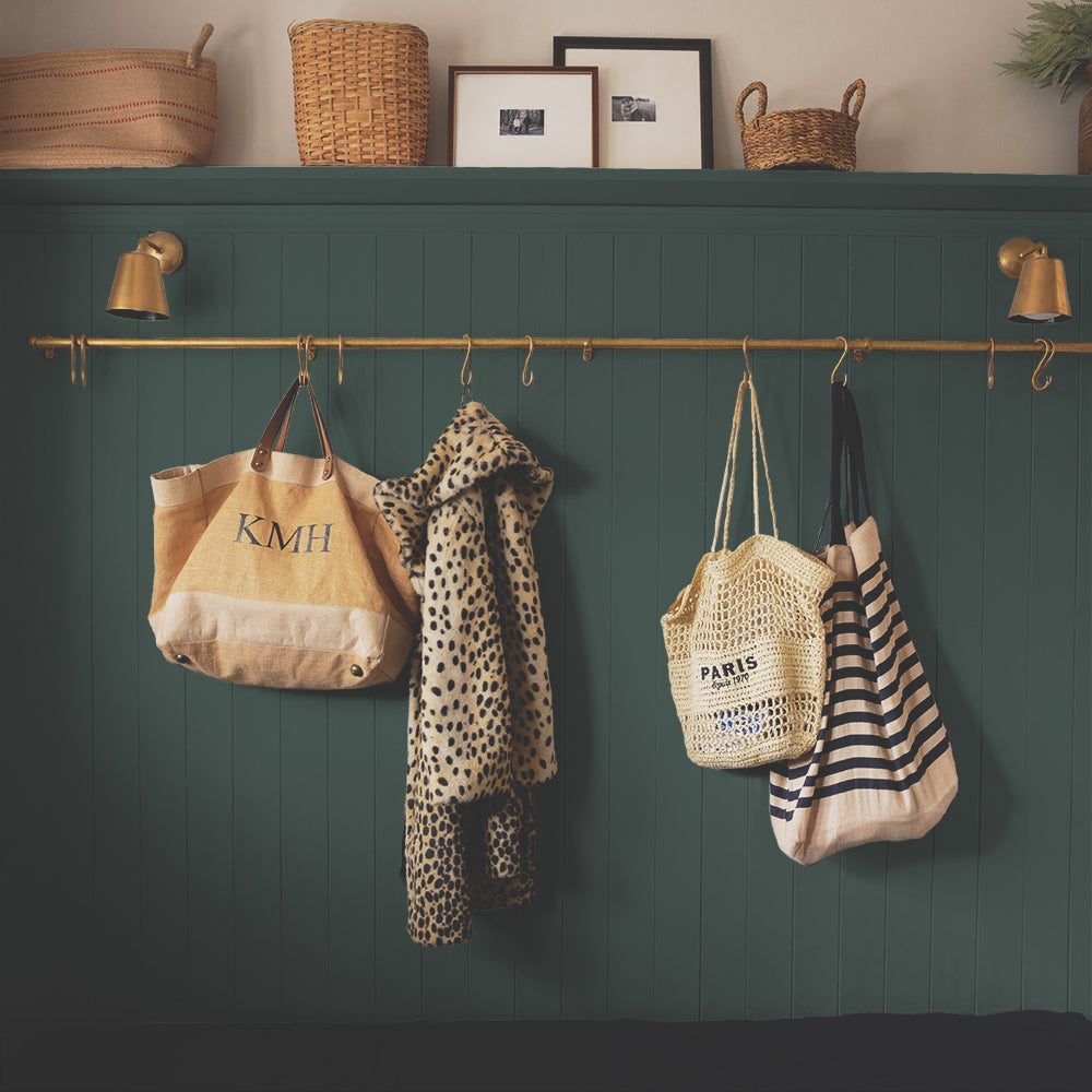 Dark Cool Green paint called Brewer by COAT Paints the eco friendly paint company