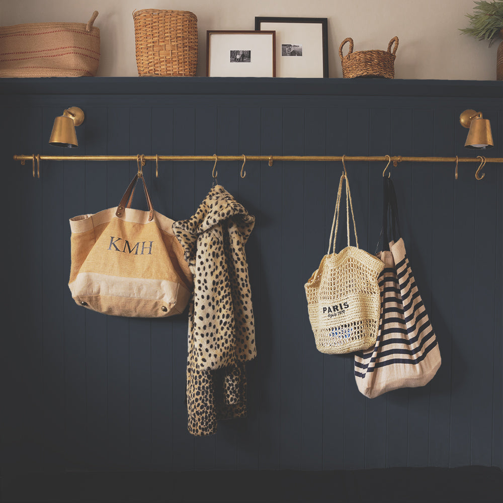 Charcoal Black paint called David Rose by COAT Paints the eco friendly paint company