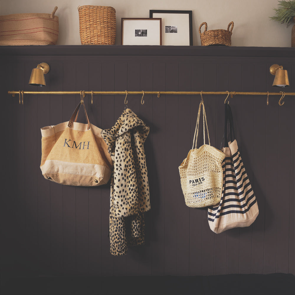 Dark Taupe Brown paint called Gumption by COAT Paints the eco friendly paint company