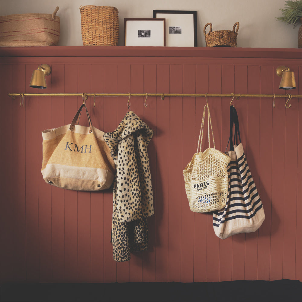 Earthy Red paint called Medina Quarter by COAT Paints the eco friendly paint company