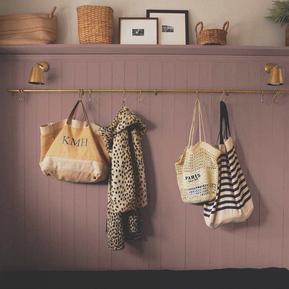 Deep Blush Pink paint called Mrs. Bouquet by COAT Paints the eco friendly paint company