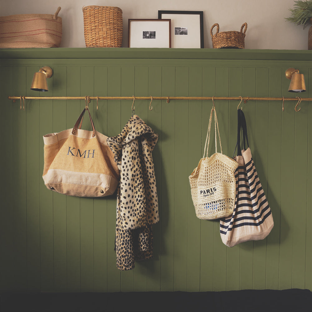 Warm Green paint called Pan by COAT Paints the eco friendly paint company