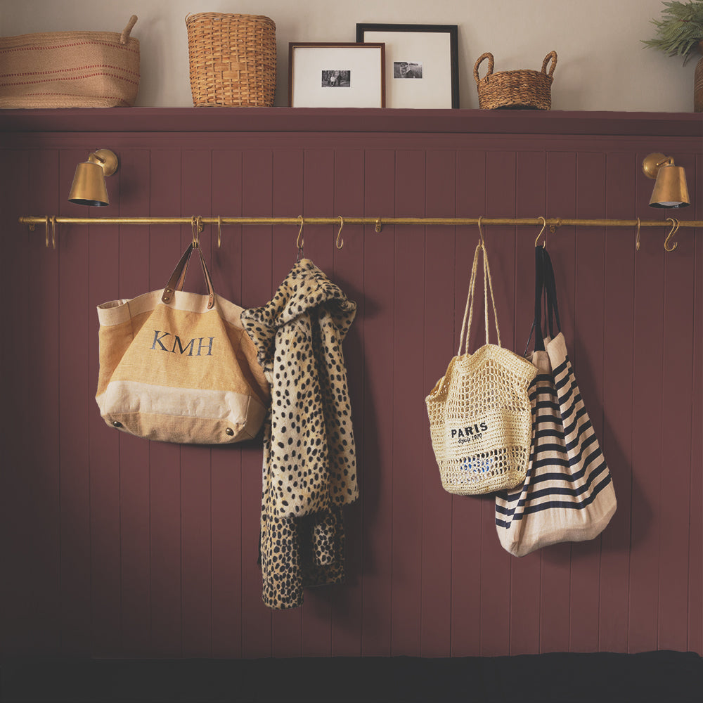 Industrial Red paint called The Old Corset Factory by COAT Paints the eco friendly paint company