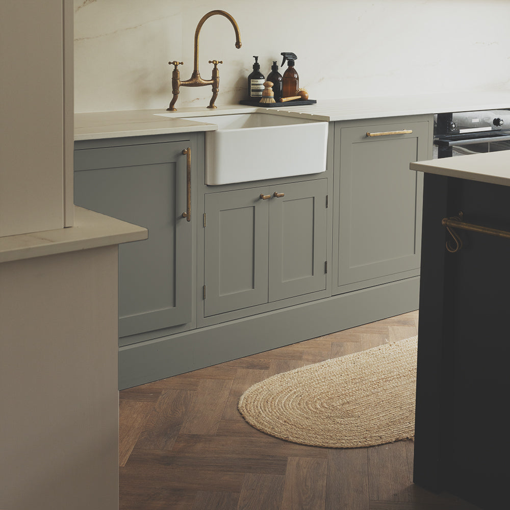 Deep Grey Green paint called Darlington by COAT Paints the eco friendly paint company