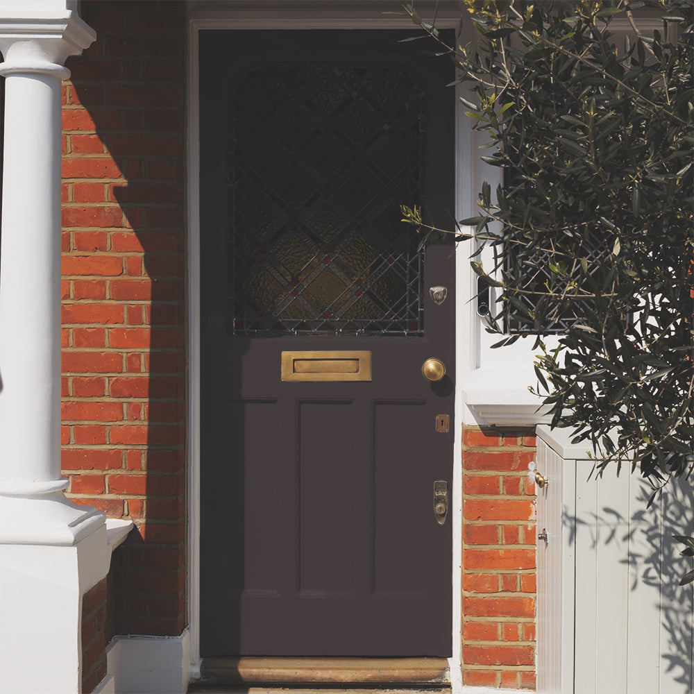 Dark Taupe Brown paint called Gumption by COAT Paints the eco friendly paint company