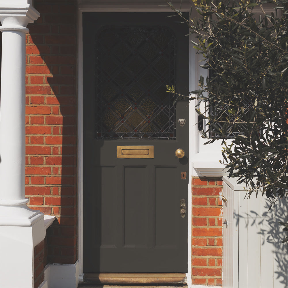 Dark Greige paint called Hardback by COAT Paints the eco friendly paint company