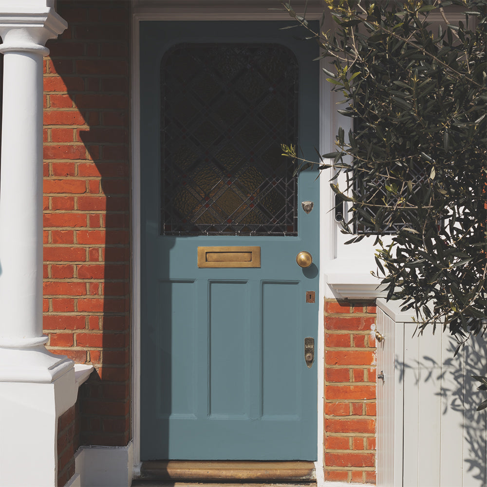 Warm Grey Teal paint called Mr. Clifton by COAT Paints the eco friendly paint company