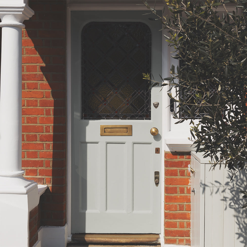 Bright Clay Greige paint called Rathbone Place by COAT Paints the eco friendly paint company