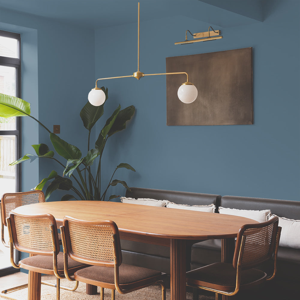 Greyed Blue paint called Below Deck by COAT Paints the eco friendly paint company