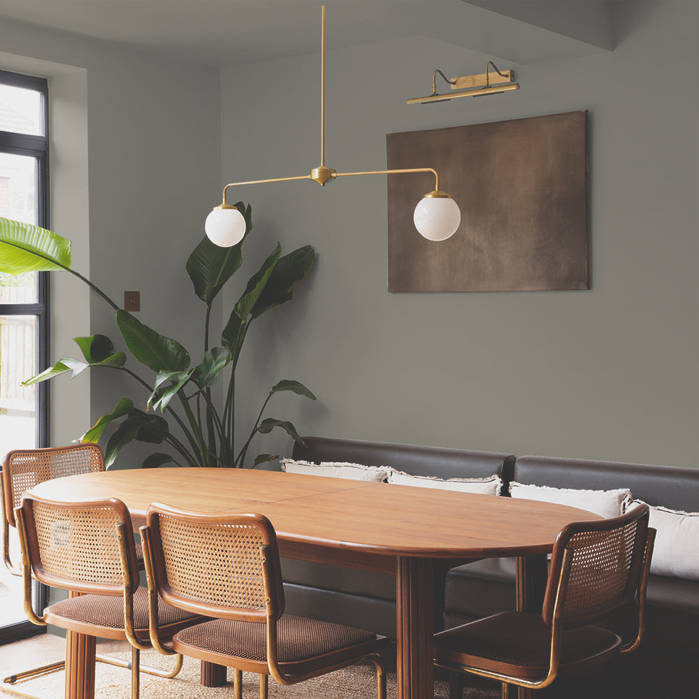 Deep Grey Green paint called Darlington by COAT Paints the eco friendly paint company