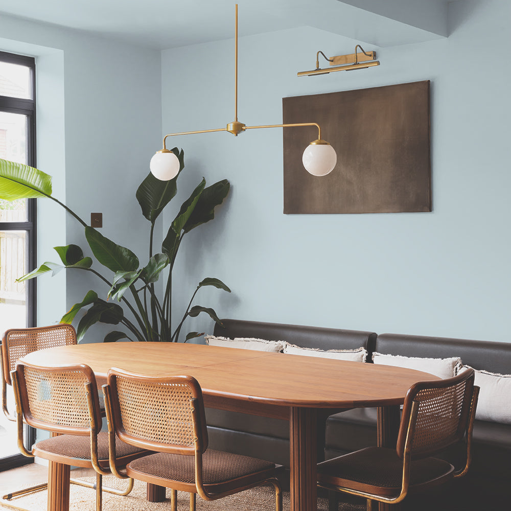 Pale Blue paint called The Good China by COAT Paints the eco friendly paint company