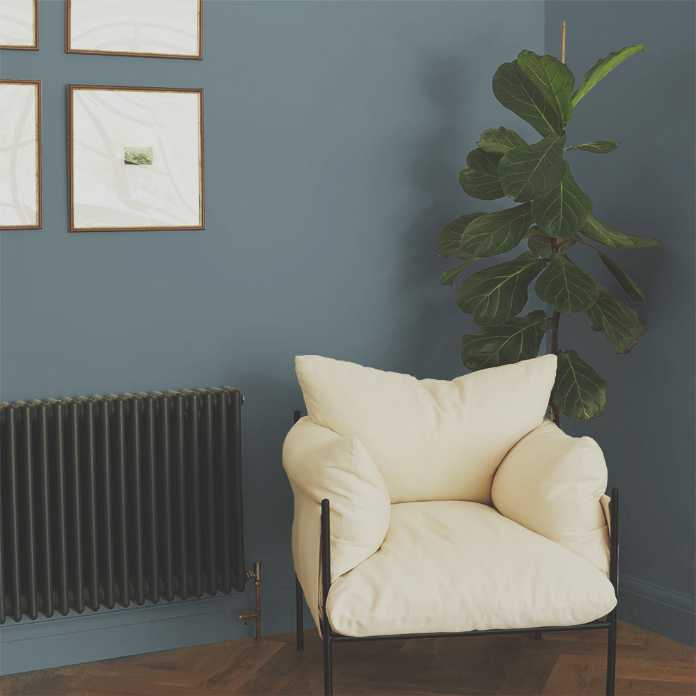 Warm Grey Teal paint called Mr. Clifton by COAT Paints the eco friendly paint company