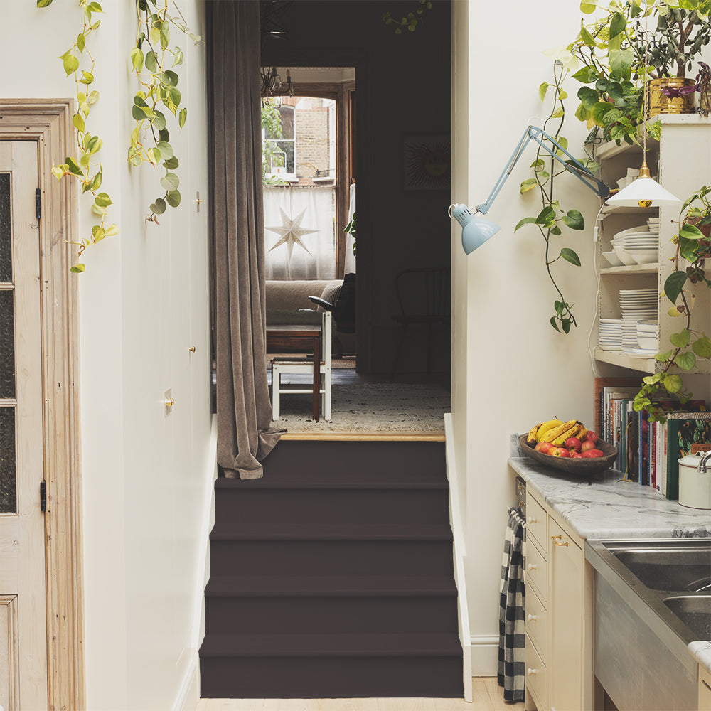 Dark Taupe Brown paint called Gumption by COAT Paints the eco friendly paint company