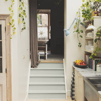 Bright Clay Greige paint called Rathbone Place by COAT Paints the eco friendly paint company
