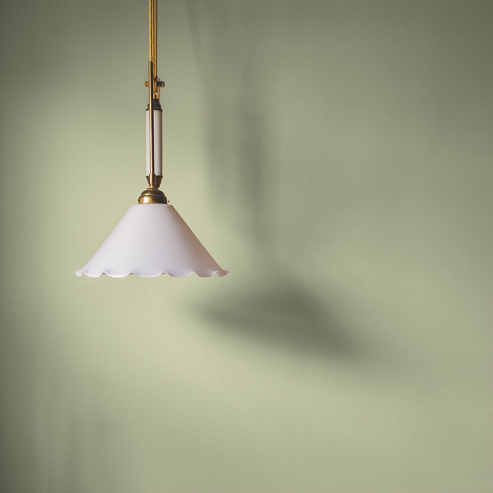 Pale Beige Green paint called Hello Vera by COAT Paints the eco friendly paint company