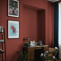 Earthy Red Sample called Medina Quarter by COAT Paints the eco friendly paint company