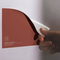 Earthy Red Sample called Medina Quarter by COAT Paints the eco friendly paint company