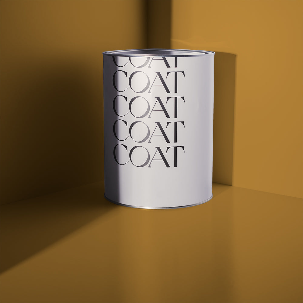 Ochre Yellow paint called Miles From Monday by COAT Paints the eco friendly paint company