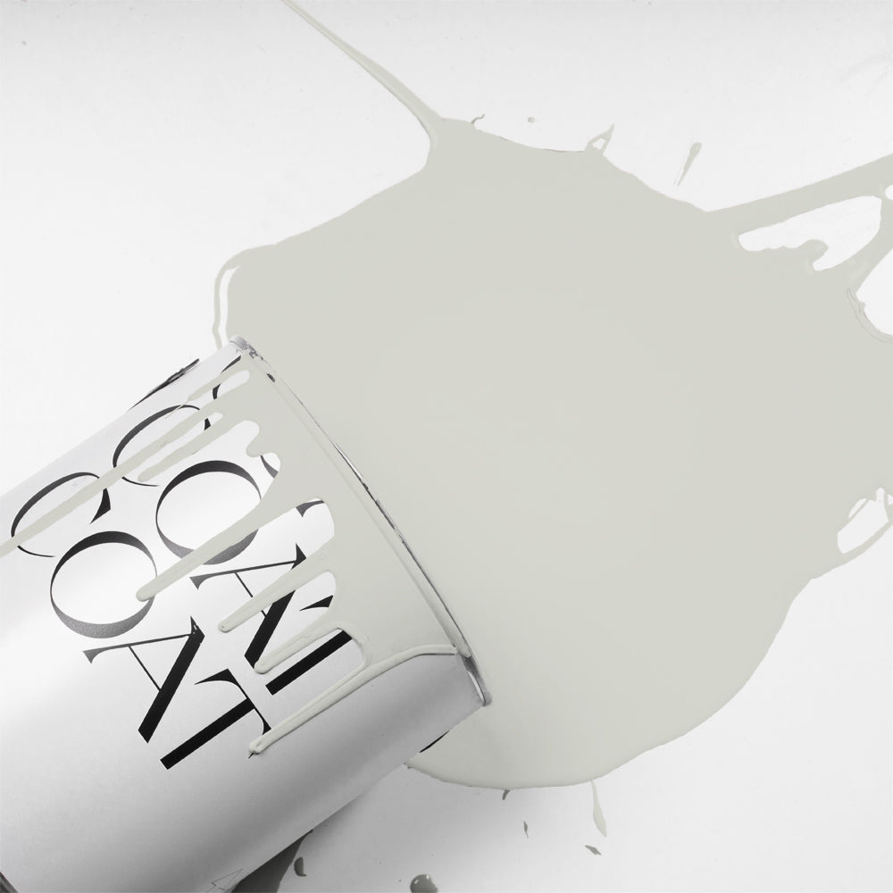 Bright Clay Greige paint called Rathbone Place by COAT Paints the eco friendly paint company