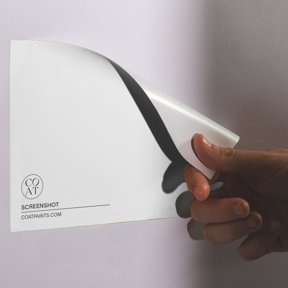 Pure White paint called Screenshot by COAT Paints the eco friendly paint company