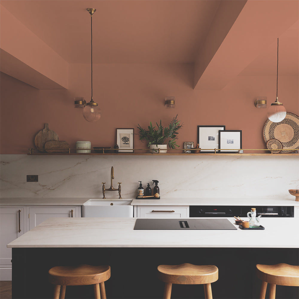 Soft Terracotta paint called Baked by COAT Paints the eco friendly paint company