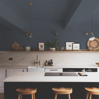 Charcoal Blue paint called Dodie by COAT Paints the eco friendly paint company