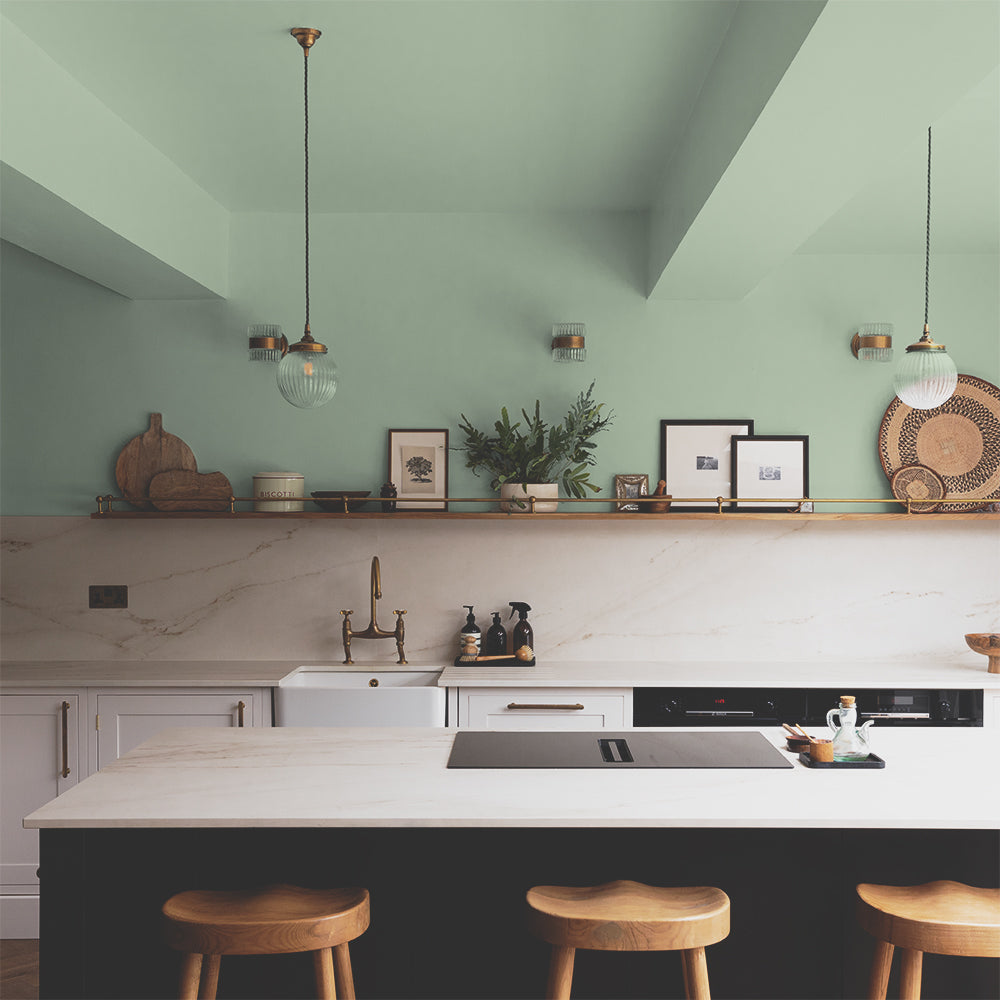 Clean Organic Green paint called Home Grown by COAT Paints the eco friendly paint company