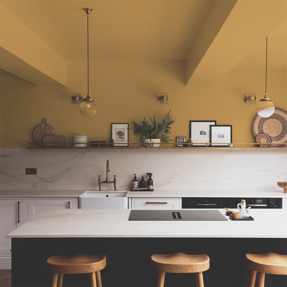 Golden Yellow paint called House Points by COAT Paints the eco friendly paint company