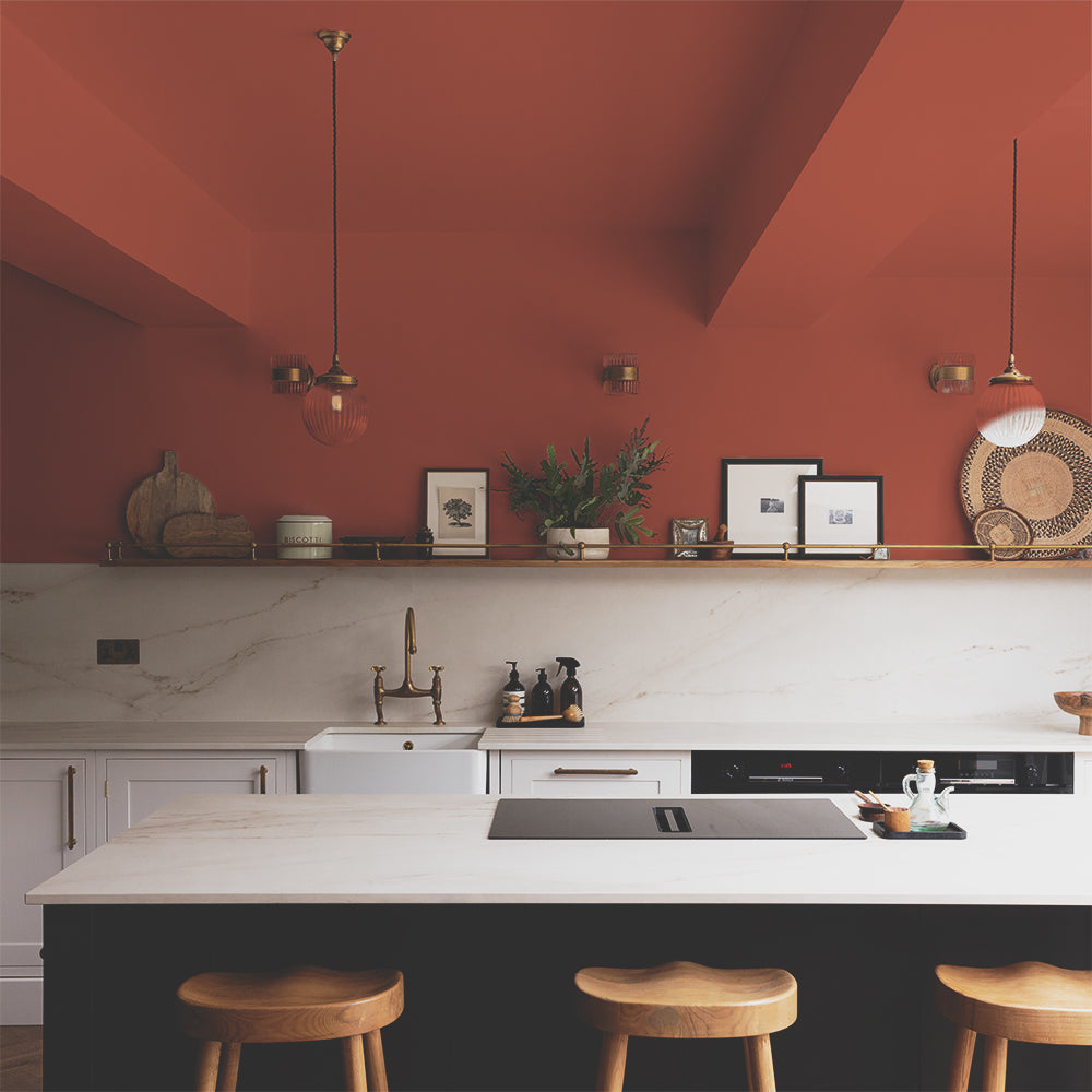 Earthy Red paint called Medina Quarter by COAT Paints the eco friendly paint company