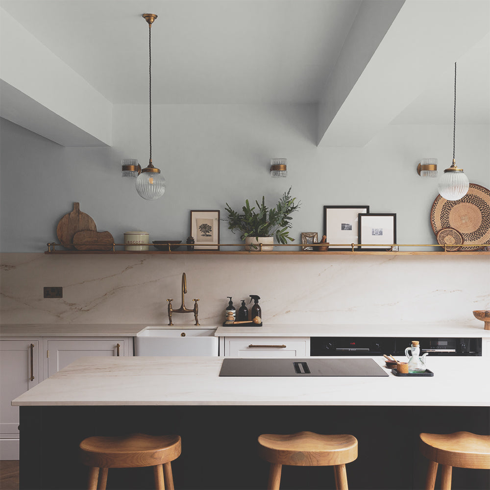 Warm Pale Grey paint called Sweatpants by COAT Paints the eco friendly paint company