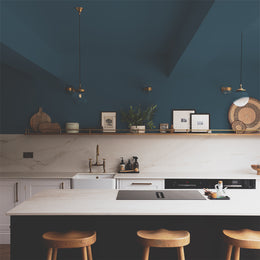 Dark Marine Blue paint called The Drink by COAT Paints the eco friendly paint company