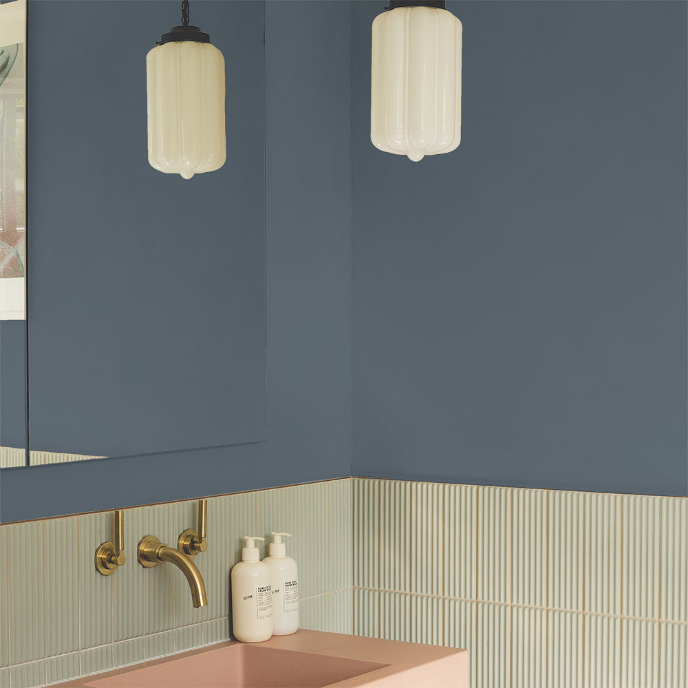 Deep Blue paint called All Inclusive by COAT Paints the eco friendly paint company