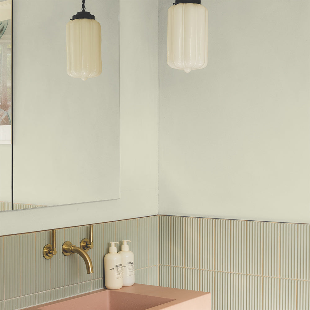 Light Green Beige paint called Bookstore by COAT Paints the eco friendly paint company