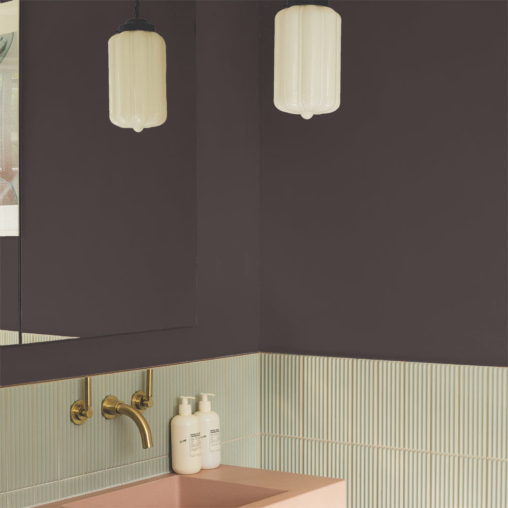 Dark Brown paint called Brasserie Brown by COAT Paints the eco friendly paint company