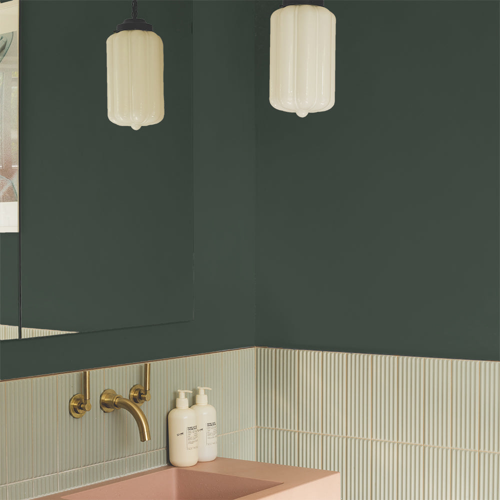 Dark Cool Green paint called Brewer by COAT Paints the eco friendly paint company