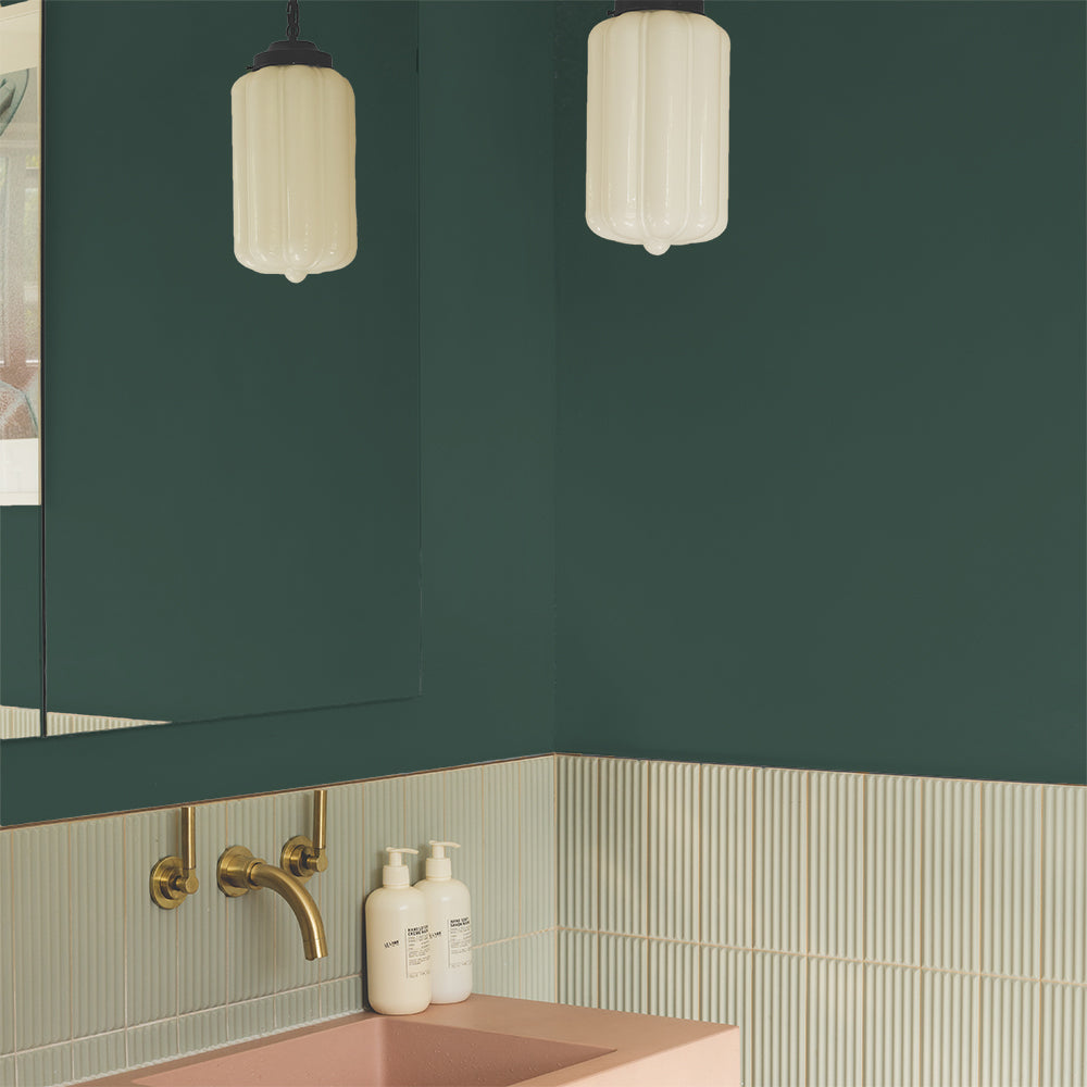 Timeless Dark Green paint called Ditch the Tie by COAT Paints the eco friendly paint company