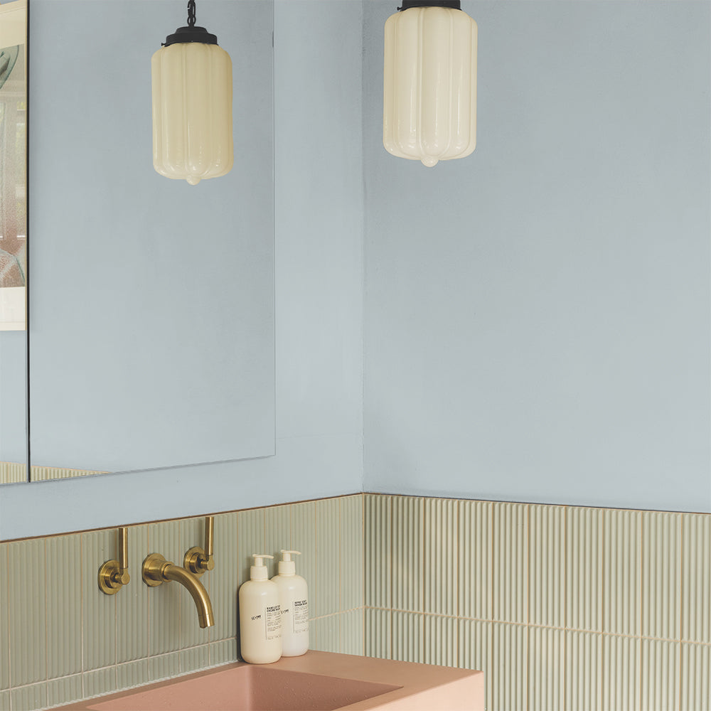 Pale Blue paint called The Good China by COAT Paints the eco friendly paint company