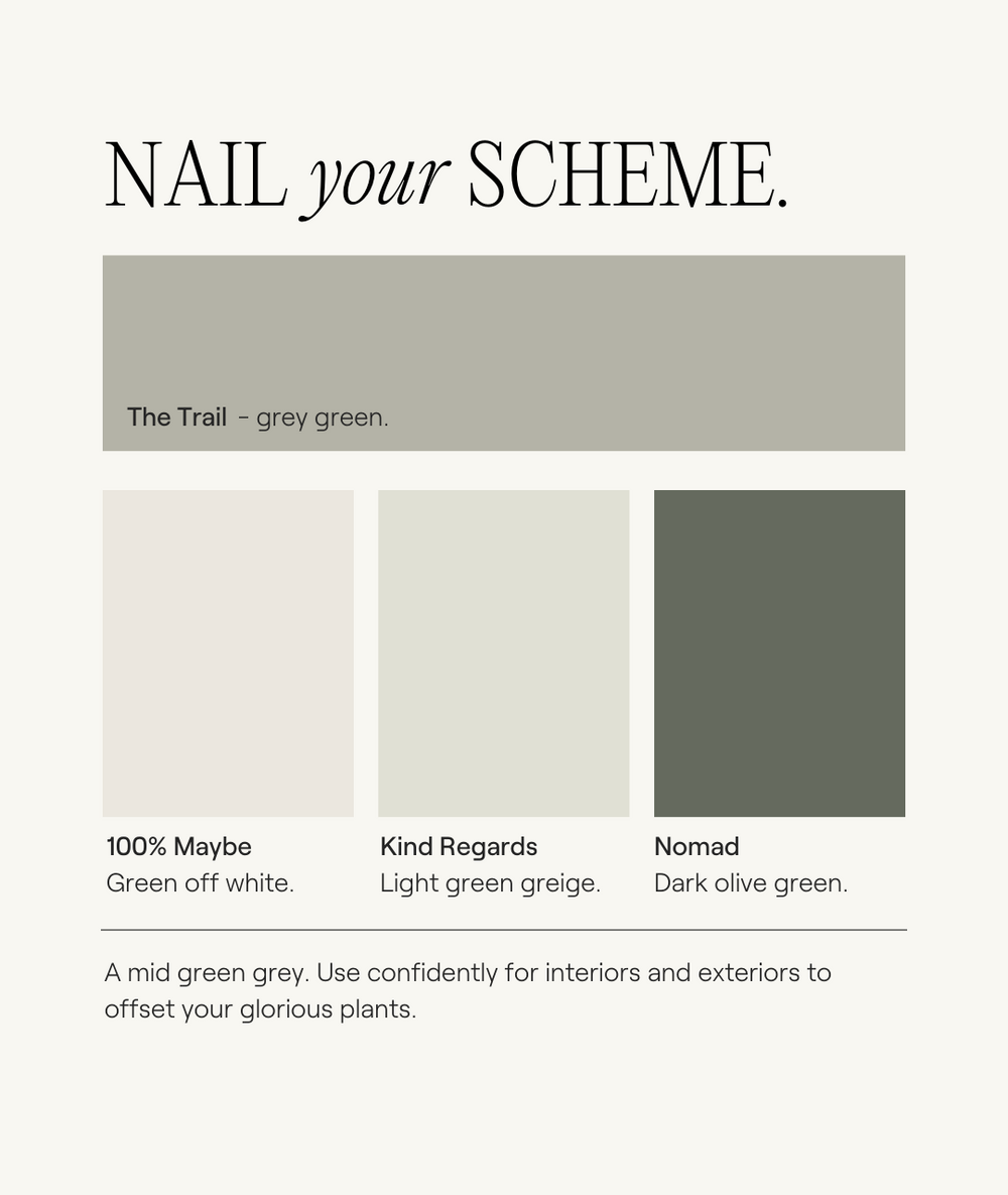 Buy Green Grey Paint Flat Matt The Trail COAT Paints