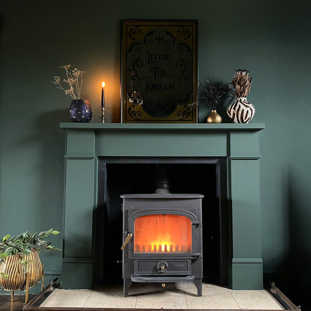 Dark Cool Green paint called Brewer by COAT Paints the eco friendly paint company