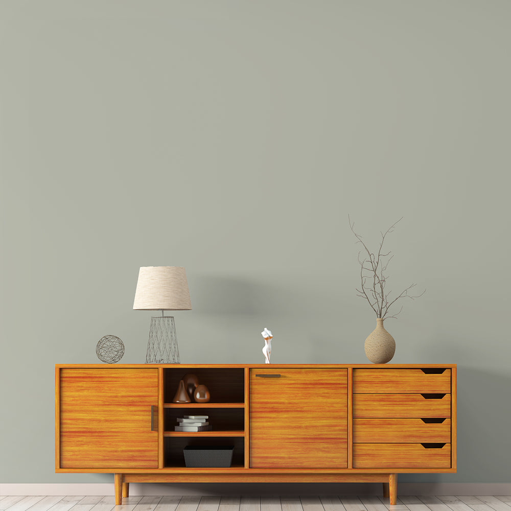 Hazy Grey Green paint called Yard Party by COAT Paints the eco friendly paint company