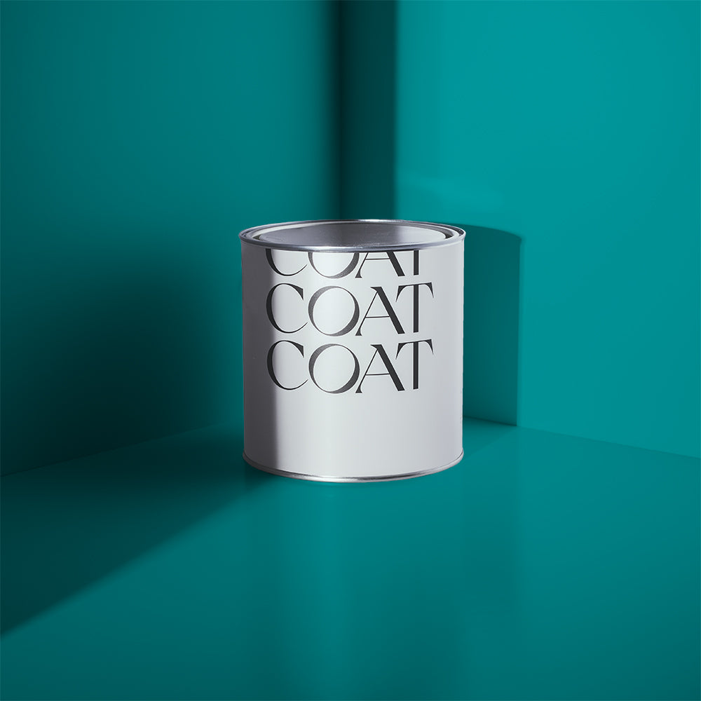 Bright Teal paint called The Four-Poster by COAT Paints the eco friendly paint company