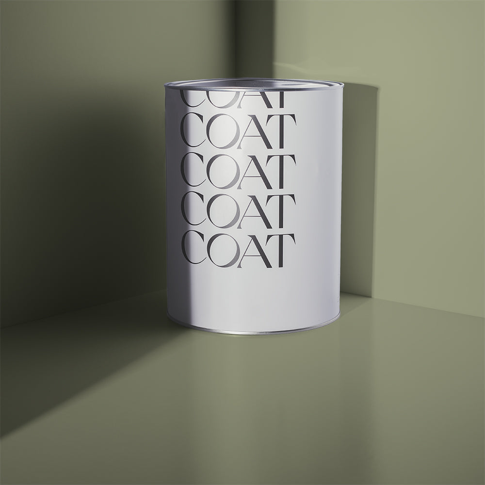 Green paint called East For Trees by COAT Paints the eco friendly paint company