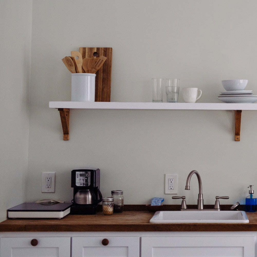 Light Green Greige paint called Kind Regards by COAT Paints the eco friendly paint company