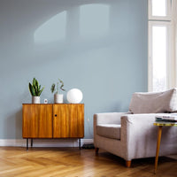 Light Grey Blue Sample Sample called Lie-in Sample by COAT Paints the eco friendly paint company