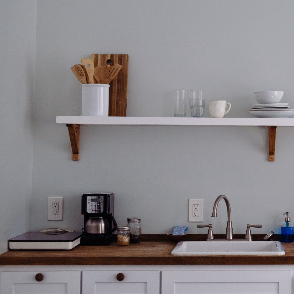 Medium warm grey paint called Are you still watching? by COAT Paints the eco friendly paint company